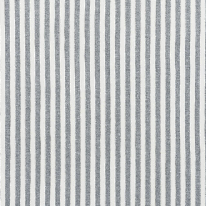 Regatta Linen Stripe Lagoon 70031 by Schumacher Designer Fabric ESSENTIALS: SHEERS & CASEMENTS I See Sample ITALY LIGHT DUTY </p><p>Repeat: Horizontal: - and Vertical: 1" (3CM) 118" (300CM) - Swanky Fabrics -