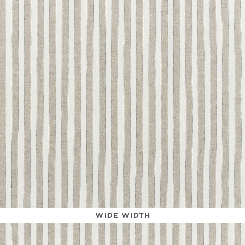 Regatta Linen Stripe Linen 70036 by Schumacher Designer Fabric ESSENTIALS: SHEERS & CASEMENTS I LINEN 100% ITALY MARTINDALE 3,000 </p><p>Repeat: Horizontal: and Vertical: 1" (3CM) 118 - Swanky Fabrics -
