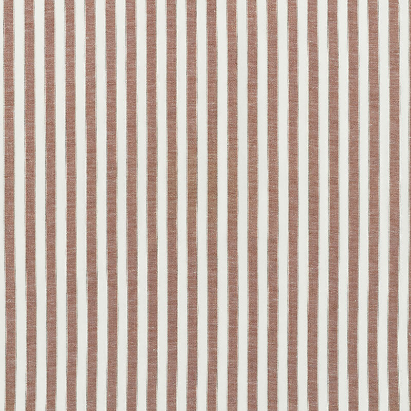Regatta Linen Stripe Sienna 70037 by Schumacher Designer Fabric ESSENTIALS: SHEERS & CASEMENTS I See Sample ITALY LIGHT DUTY </p><p>Repeat: Horizontal: - and Vertical: 1" (3CM) 118" (300CM) - Swanky Fabrics -