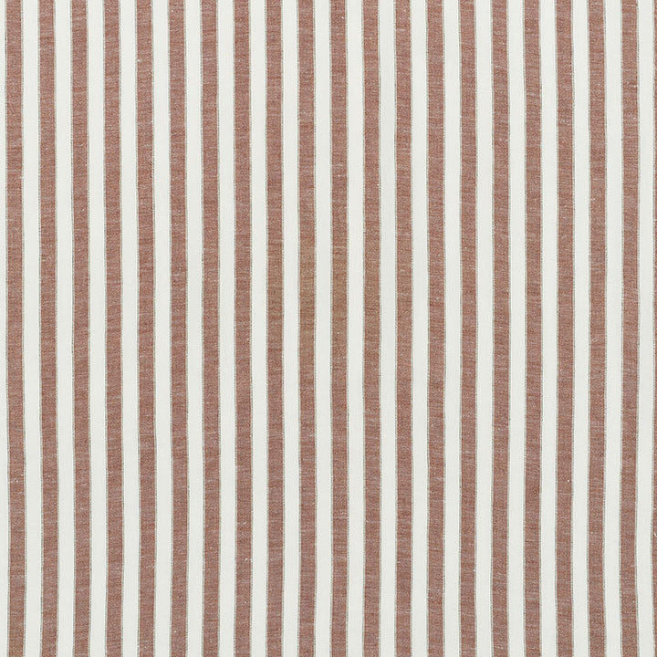 Regatta Linen Stripe Sienna 70037 by Schumacher Designer Fabric ESSENTIALS: SHEERS & CASEMENTS I See Sample ITALY LIGHT DUTY </p><p>Repeat: Horizontal: - and Vertical: 1" (3CM) 118" (300CM) - Swanky Fabrics -
