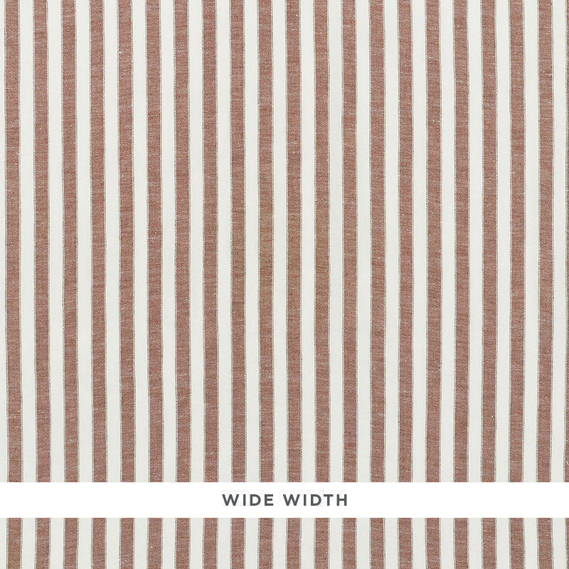 Regatta Linen Stripe Sienna 70037 by Schumacher Fabric Schumacher Fabric Regatta Linen Stripe Sienna 70037Fabric LINEN 100% ITALY </p><p>Repeat: H: , V: VERT. 1" (3CM) 118 - Fabric Carolina -