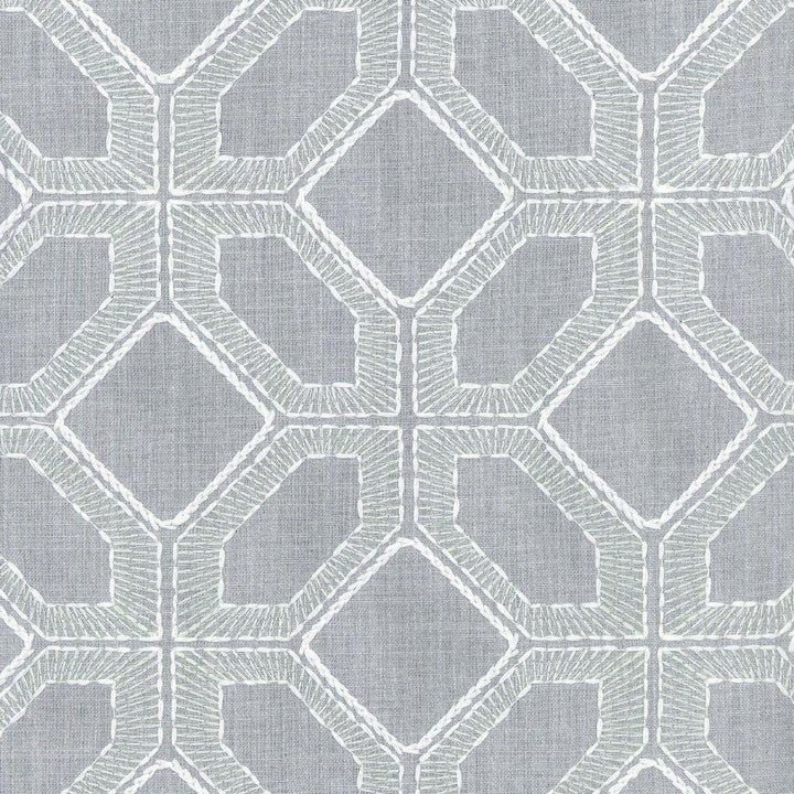 Barraud Emb Stone 700461 by Williamsburg Designer Fabric - 55% LINEN 45% RAYON India 51000 Horizontal: 6.5 and Vertical: 6 55'' base 53'' emb - Swanky Fabrics -