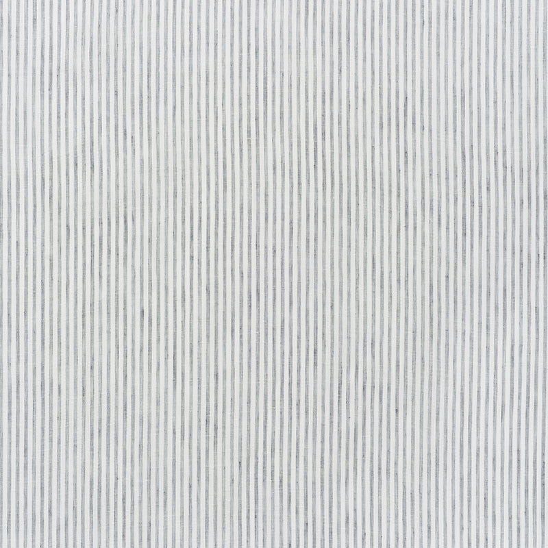 Tori Stripe Graphite 70062 by Schumacher Designer Fabric Essentials-Sheers-Casements 100% Linen - Horizontal: - and Vertical: 3/8- 119 - Swanky Fabrics -