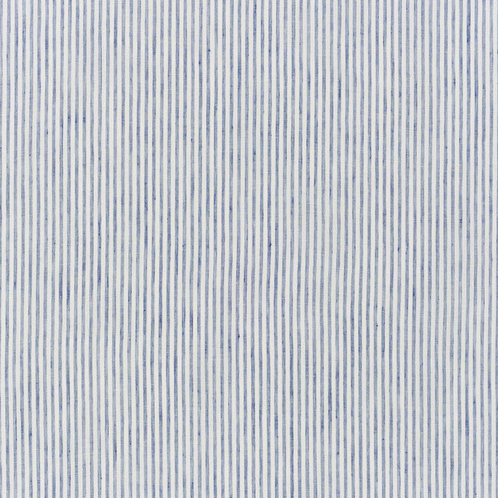 Tori Stripe Navy 70067 by Schumacher Designer Fabric ESSENTIALS: SHEERS & CASEMENTS I See Sample TURKEY LIGHT DUTY </p><p>Repeat: Horizontal: - and Vertical: 3/8" (1CM) 118" (300CM) - Swanky Fabrics -