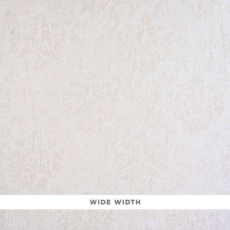 Harper Damask Sheer Dove 70080 by Schumacher Fabric Schumacher Fabric Harper Damask Sheer Dove 70080Fabric LINEN 100% ITALY </p><p>Repeat: H: HORZ. 22 1/2" (57CM) , V: VERT. 24 1/2" (62CM) 126 - Fabric Carolina -