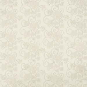 Schumacher Fabric Calliope Embroidery Ivory 70180