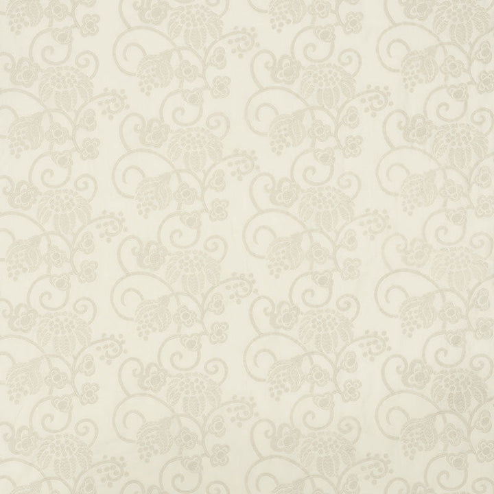 Calliope Embroidery Ivory 70180 by Schumacher Fabric Schumacher Fabric Calliope Embroidery Ivory 70180Fabric COTTON 70% INDIA </p><p>Repeat: H: HORZ. 27" (69CM) , V: VERT. 12 1/2" (32CM) 54.5 - Fabric Carolina -