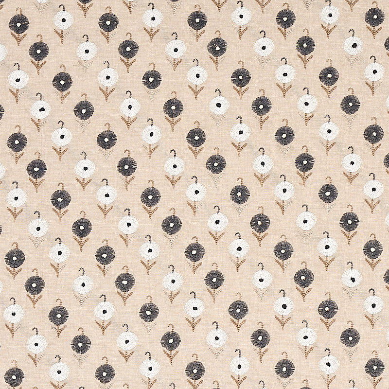 Avodica Embroidery Moonstone 70212 by Schumacher Fabric Schumacher Fabric Avodica Embroidery Moonstone 70212Fabric LINEN 40% INDIA </p><p>Repeat: H: HORZ. 17" (43CM) , V: VERT. 11" (28CM) 51 - Fabric Carolina -