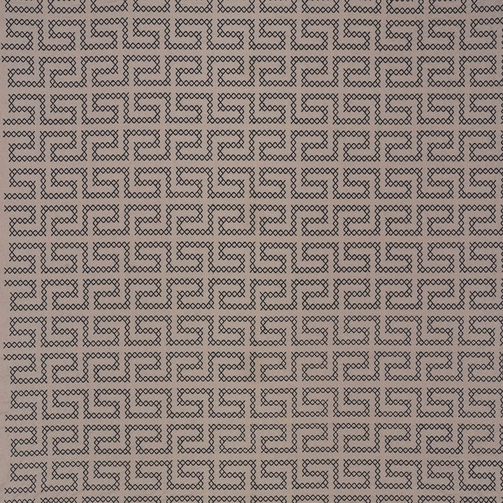 A Maze Embroidery Stone 70232 by Schumacher Fabric Schumacher Fabric A Maze Embroidery Stone 70232Fabric LINEN 36% INDIA </p><p>Repeat: H: HORZ. 4 1/4" (11CM) , V: VERT. 7 3/4" (20CM) 51 - Fabric Carolina -