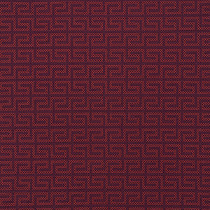 Schumacher Fabric A Maze Embroidery Berry 70234
