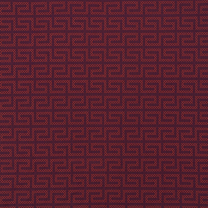 A Maze Embroidery Berry 70234 by Schumacher Fabric Schumacher Fabric A Maze Embroidery Berry 70234Fabric LINEN 36% INDIA </p><p>Repeat: H: HORZ. 4 1/4" (11CM) , V: VERT. 7 3/4" (20CM) 51 - Fabric Carolina -