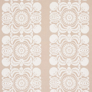 Schumacher Fabric Castanet Embroidery Natural 70264