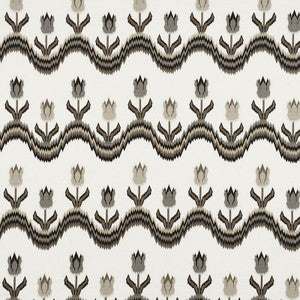 Schumacher Fabric Tulip Flamestitch Embroidery Quarry 70273