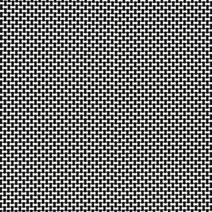 Nolita Embroidery Black 70372 by Schumacher Designer Fabric Essentials-Small-Scale-Upholstery-Fabrics 63% Cotton, 37% Spun Martindale 10,000 Horizontal: 3/4- and Vertical: 1.5 50.625 - Swanky Fabrics -