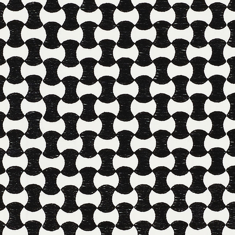 Nolita Embroidery Black 70372 by Schumacher Fabric Schumacher Fabric Nolita Embroidery Black 70372Fabric COTTON 63% INDIA </p><p>Repeat: H: HORZ. 3/4" (2CM) , V: VERT. 1 1/2" (4CM) 50.625 - Fabric Carolina -