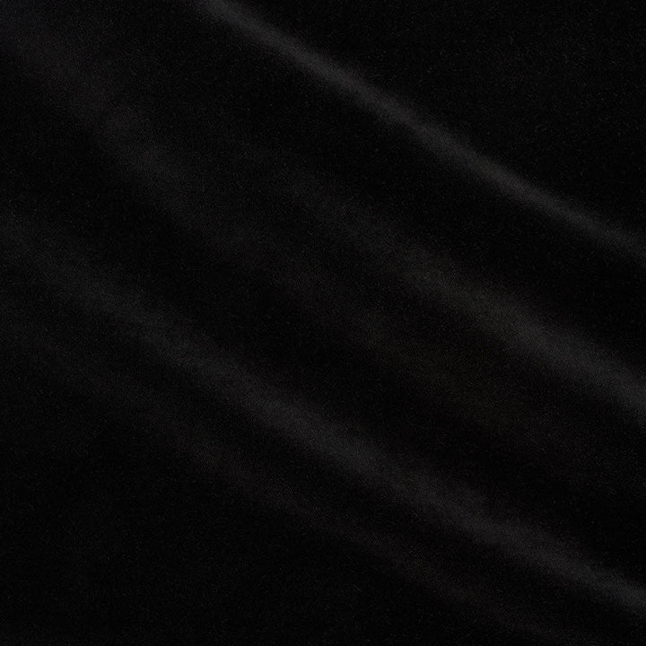 Rocky Performance Velvet Black 70474 by Schumacher Designer Fabric PERFECT BASICS COTTON 74% POLYESTER 26% UNITED STATES OF AMERICA WYZENBEEK 150,000 </p><p>Repeat: Horizontal: and Vertical: 54 - Swanky Fabrics -