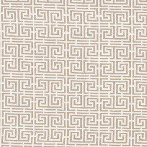 Schumacher Fabric Chinois Fret Natural/Ivory 70563
