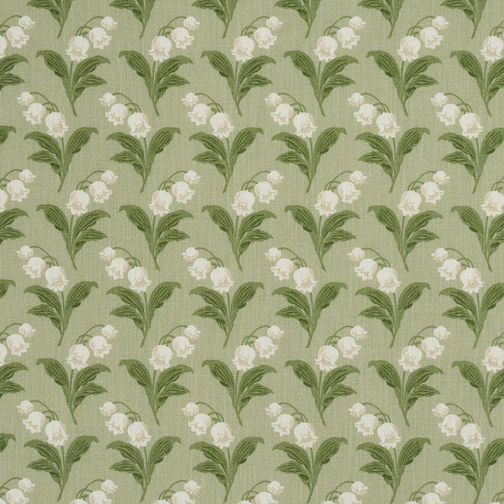 Lily Of The Valley Indoor/Outdoor Moss 182140 by Schumacher Designer Fabric Craft Revival 6.75" - Swanky Fabrics -
