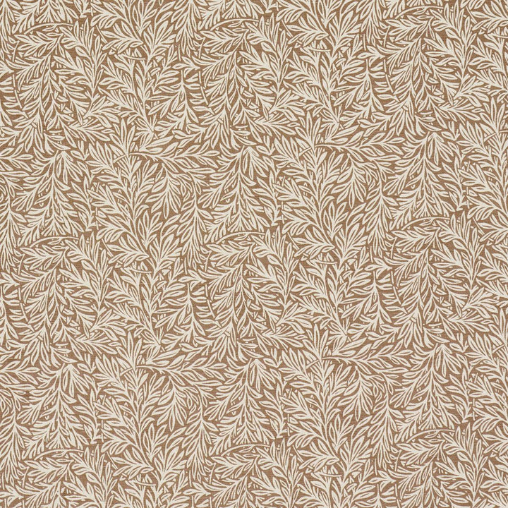 Willow Leaf Mocha 182182 by Schumacher Designer Fabric Craft Revival 6.75" - Swanky Fabrics -