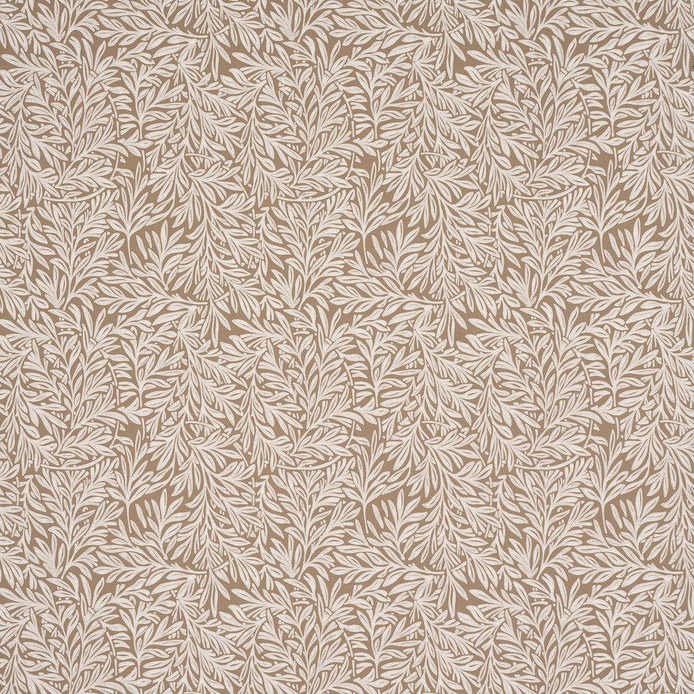 Willow Leaf Mocha 5004138 by Schumacher Designer Wallpaper Craft Revival 9.0" - Swanky Fabrics -