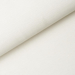 Schumacher Wallpaper Linen Pliss Wallcovering Ivory 5015892
