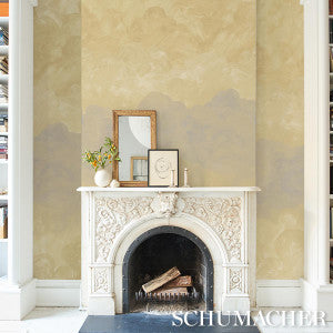 Schumacher Wallpaper Painted Sky Sunbeam 5016020