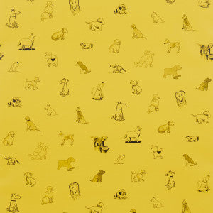 Schumacher Wallpaper Good Dogs Everywhere Taxi-Cab Yellow 5016131
