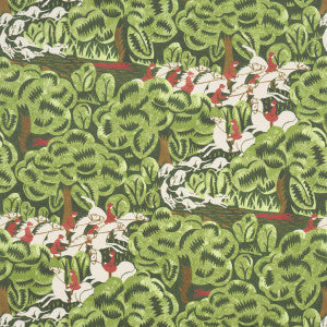 Schumacher Wallpaper Margaret Schloeman'S Fox Chase Forest 5016150