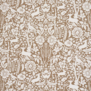 Schumacher Wallpaper Deerfield Mocha 5016260