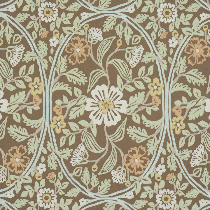 Garden Guild Sage 5016272 by Schumacher Designer Wallpaper Craft Revival 27.0" - Swanky Fabrics -