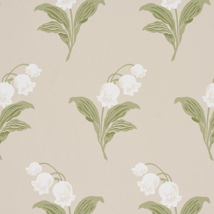 Lily Of The Valley Spring 5016281 by Schumacher Designer Wallpaper Craft Revival 9.0" - Swanky Fabrics -