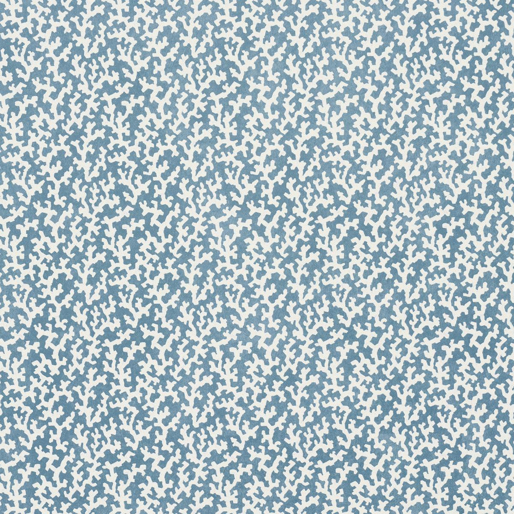 Folly Marine 5016290 by Schumacher Designer Wallpaper Veere Grenney 4.38" - Swanky Fabrics -