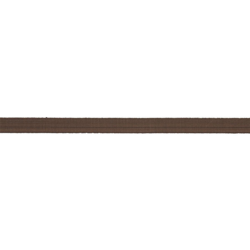 Cotton Stri Tape Medium Chestnut 83942 by Schumacher Designer Trim Patterson Flynn 1.0" - Swanky Fabrics -