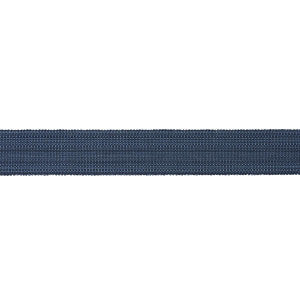 Schumacher Trim Cotton Stri Tape Wide Indigo 83962