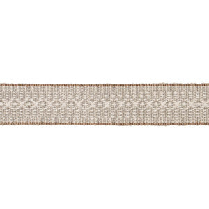 Schumacher Trim Helena Linen Cotton Tape Natural 84021