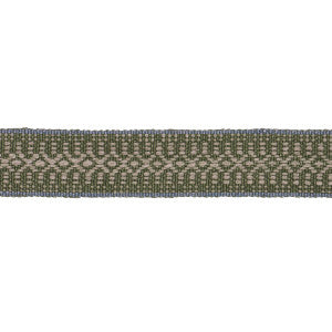 Schumacher Trim Helena Linen Cotton Tape Fern 84022