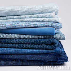 Schumacher Fabric Pippa Indoor/Outdoor Chambray 84175