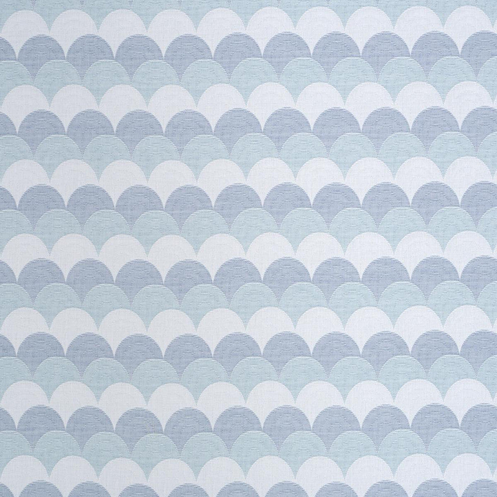 Prairie Hills Blues 84360 by Schumacher Designer Fabric Craft Revival 2.5" - Swanky Fabrics -