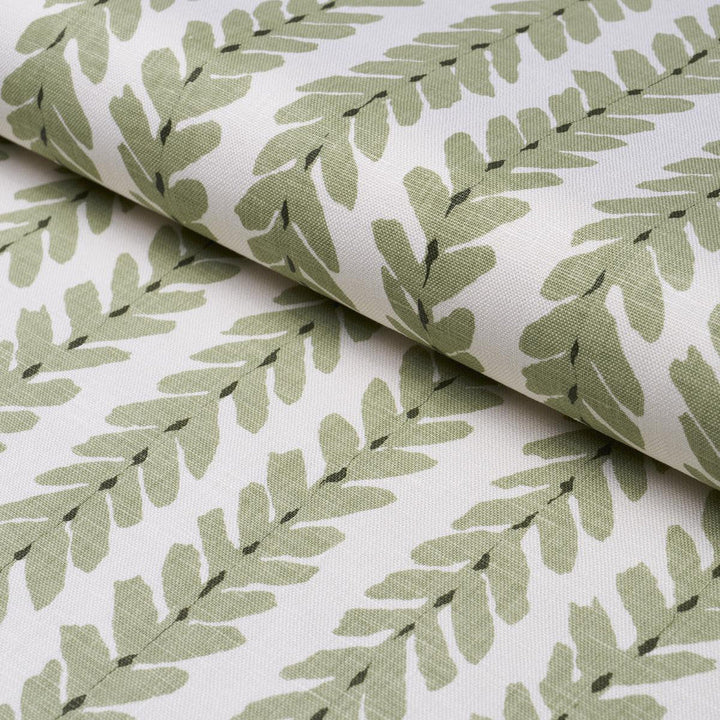 Woodperry Moss WOOD007 by Schumacher Designer Fabric Veere Grenney 4.38" - Swanky Fabrics -