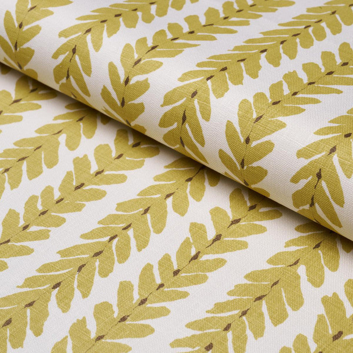 Woodperry Mimosa WOOD008 by Schumacher Designer Fabric Veere Grenney 4.38" - Swanky Fabrics -