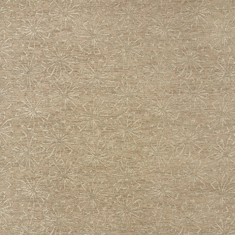 Flower Chenille Sandstone 70861 by Schumacher Designer Fabric Flower-Chenille 73% Rayon, 27% Cotton Wyzenbeek 15,000 Horizontal: 27 and Vertical: 17 54 - Swanky Fabrics -