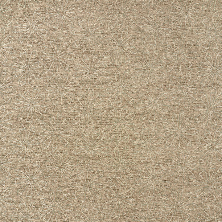 Flower Chenille Sandstone 70861 by Schumacher Designer Fabric FLOWER CHENILLE RAYON 73% COTTON 27% UNITED STATES OF AMERICA WYZENBEEK 15,000 </p><p>Repeat: Horizontal: 27" (69CM) and Vertical: 17" (43CM) 54 - Swanky Fabrics -