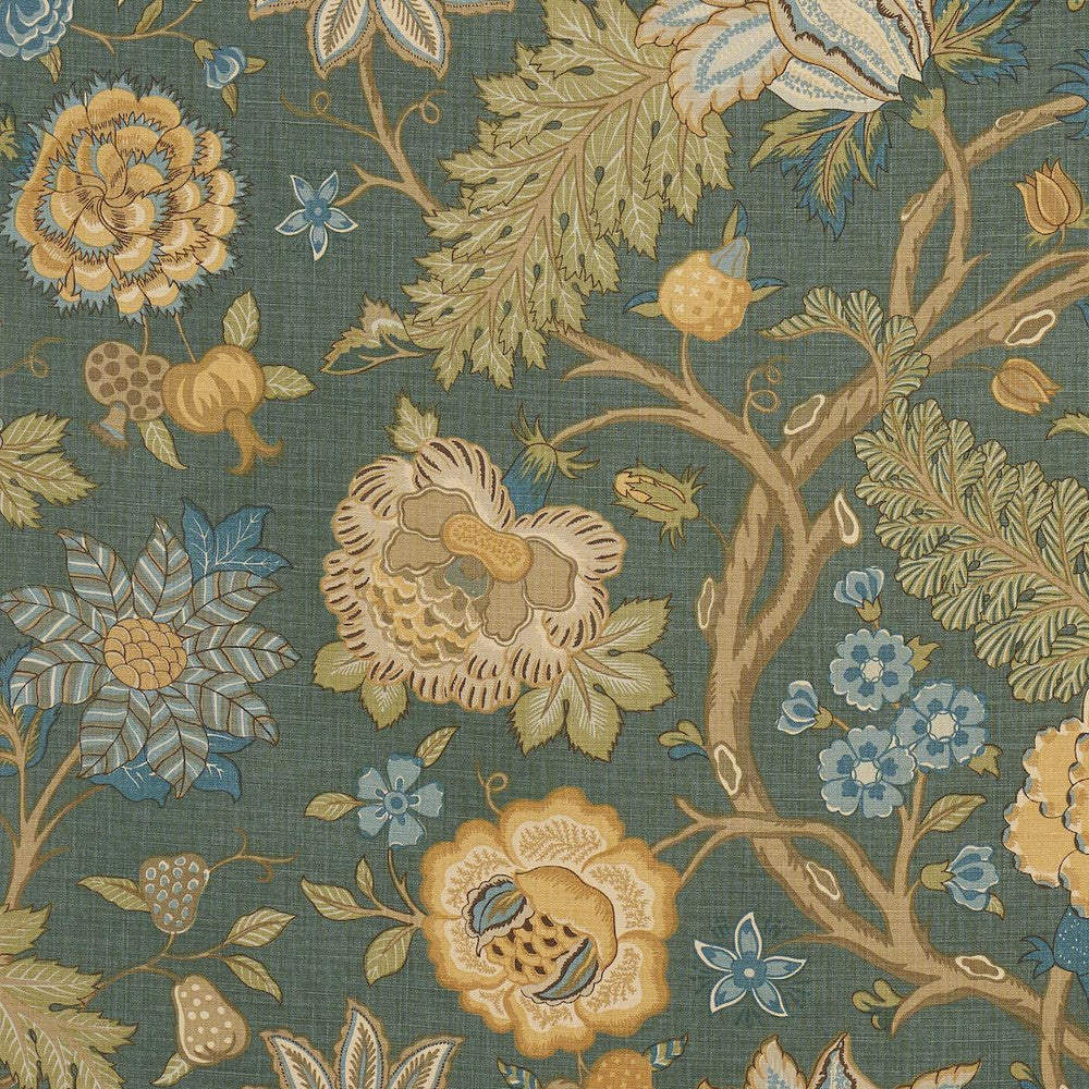 Darsy Tree Of Life Juniper 181880 by Schumacher Designer Fabric Perennial Favorites 54.0" - Swanky Fabrics -
