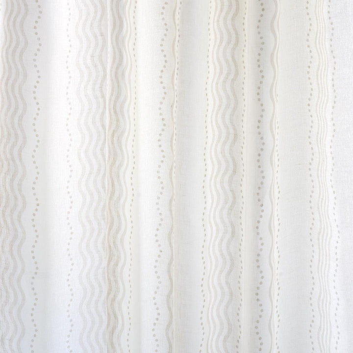 Margot Linen Sheer Neutral 182012 by Schumacher Designer Fabric Rita Konig 5.38" - Swanky Fabrics -