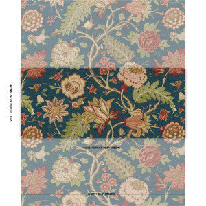 Schumacher Fabric Darsy Tree Of Life Peacock 181881