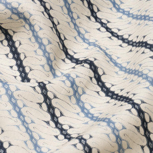 Schumacher Fabric Ronnie Blue 182051