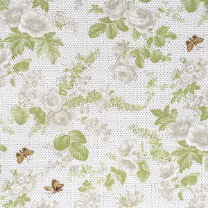 Schumacher Fabric Sibyl Chintz Neutral 182081