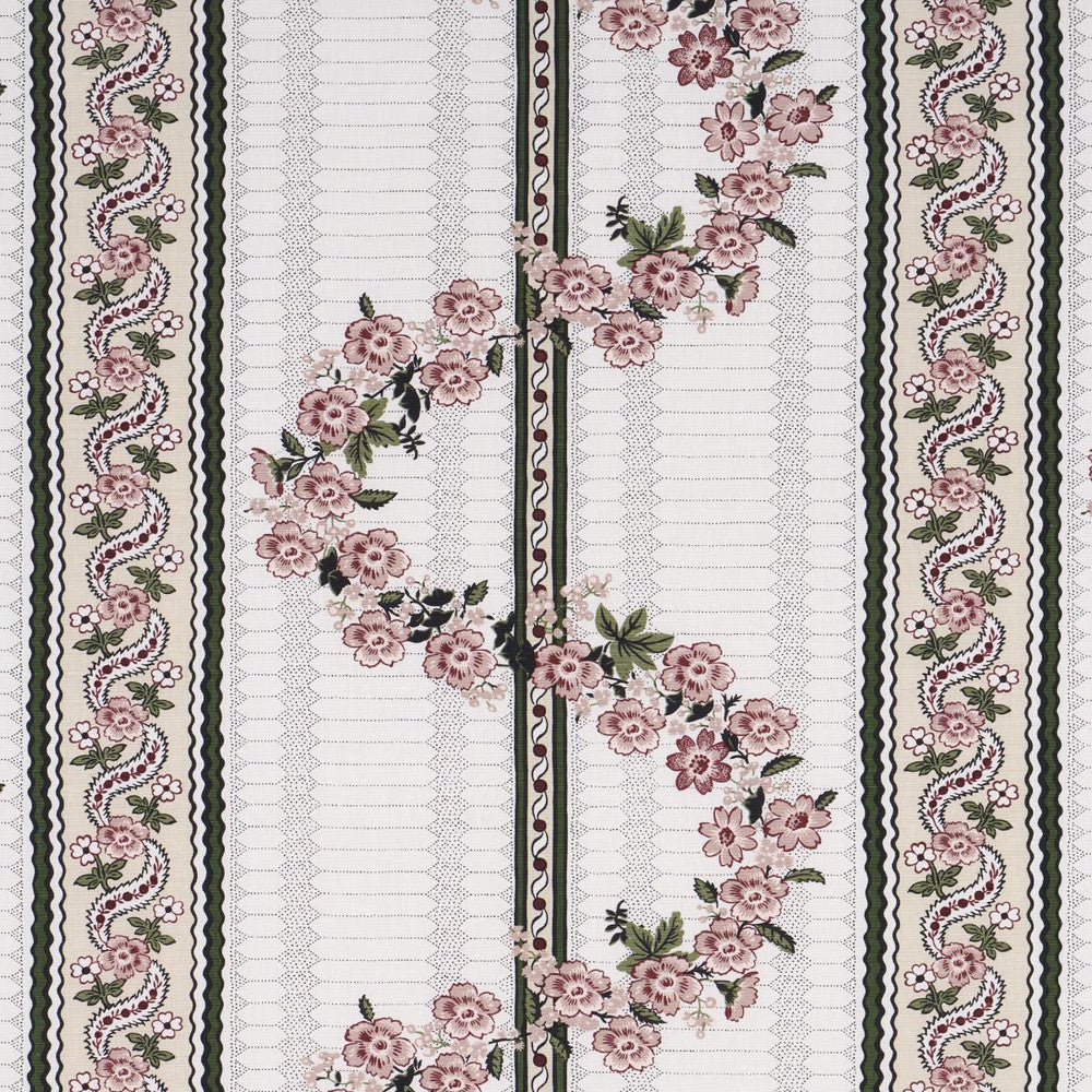 Serena Garland Rose 182072 by Schumacher Designer Fabric Rita Konig 18.0" - Swanky Fabrics -