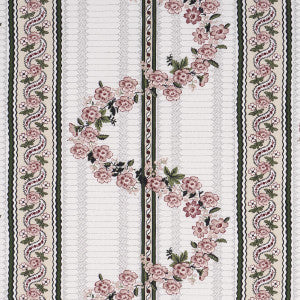 Schumacher Fabric Serena Garland Rose 182072