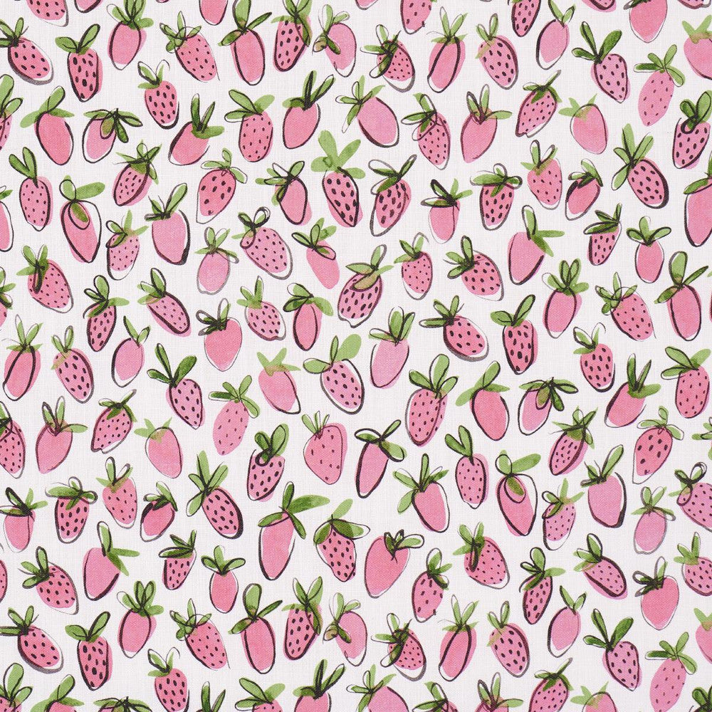 Shortcake Indoor/Outdoor Pink 182191 by Schumacher Designer Fabric Studio Bon 10.75" - Swanky Fabrics -